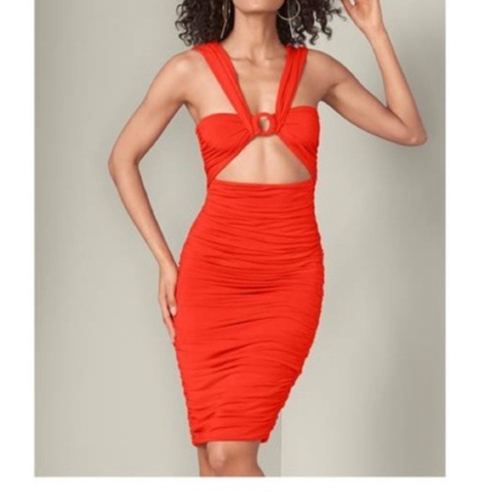 Venus Ruched Cut Out Dress - Bachelor in Paradise Tahzjuan Hawkins
